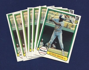 LOT OF SEVEN 1982 DONRUSS #101 ALFREDO GRIFFIN ROOKIE PACK FRESH .99 SHIPPING - Picture 1 of 1