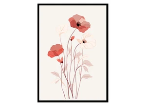 Susurros de la naturaleza pósters de arte floral pared decoración hogar flor arte impresión - Imagen 1 de 5