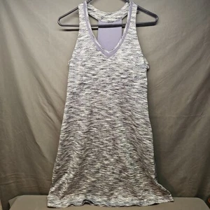 MPG Women's MeMondetta Travel Dress Marled Purple Gray Activewear Athleisure - Picture 1 of 6