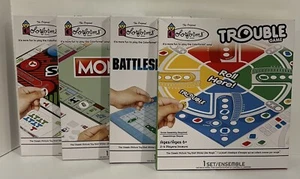 Lot Of 4 Colorforms Miniature cardboard SORRY! Battleship Board Games NEW - Picture 1 of 9