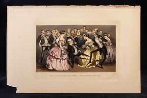 Antiguo libro raro de caricaturas con impresión coloreada a mano Sociedad del humor del siglo XIX Reino Unido 98 - Imagen 1 de 5