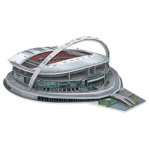 Paul Lamond National Soccer Club Games 3845 Wembley 3D Stadium Red Grey - Imagen 1 de 2
