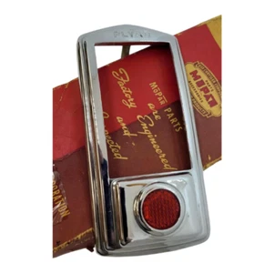 1949 Plymouth P17 2 Door Sedan Left Side Taillight Shell Bezel 1257201 NOS - Picture 1 of 4