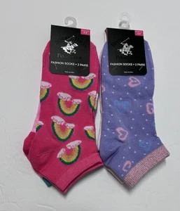 4 Pairs Beverly Hills Polo Club Women's Low Cut Ankle Fashion Socks - Picture 1 of 7
