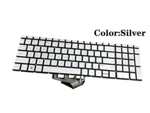 New HP ENVY x360 15m-dr1xxx 15m-dr1011dx 15m-dr1012dx Backlit Keyboard Silver US - Picture 1 of 6