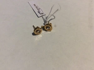 Coach Gold Pave Stud Earrings $45 - Picture 1 of 2