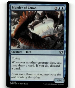 FOIL - MTG - Murder of Crows 106 - Commander Masters - UC - Bild 1 von 1
