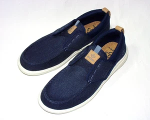 Mocasín Sperry Captain's Moc Boat SeaCycled Baja STS25018 lona superior, azul marino, nuevo - Imagen 1 de 8