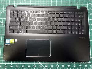 Asus Q524U 15.6 Palmrest w/ Touchpad Backlit Keyboard 13NB0CE3AT0111 #mg566 - Picture 1 of 3