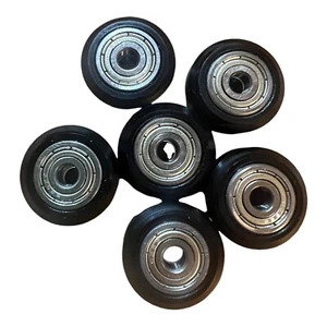 Creality Ender 3 V2 POM Bearing Wheels – Set of 6 – Used Lot Clean Bearings - Picture 1 of 5