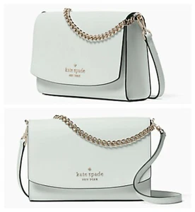 Neu mit Etikett Kate Spade Carson Cabrio Umhängetasche - kristallblau - Bild 1 von 7