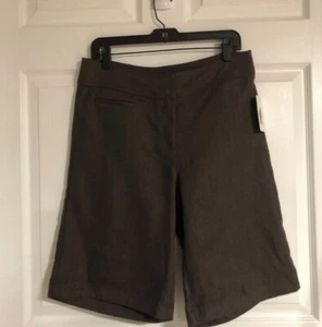 600 West Tencel Line Walking Shorts. Color Clay. Size 12 - Picture 1 of 5