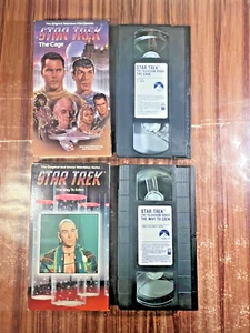 Star Trek Original TV Episode #1 The Cage & #75 The Way To Eden VHS Lot Sci-Fi - Picture 1 of 5