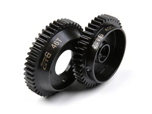 Hardened Steel Gear Set for Kyosho Inferno GT2 2-Speed (46T / 43T) Shoe Type GP - Picture 1 of 3