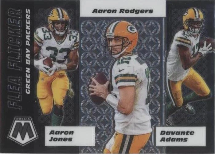2020 Panini Mosaic Aaron Jones Aaron Rodgers Davante Adams #FF8