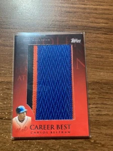 2009 Topps Career Best Jumbo Jerseys #CB Carlos Beltran Patch (11/20) Mets - Picture 1 of 1