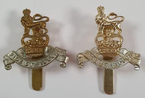 British Army Royal Army Pay Corps Cap Badges - QC Adonised Aluminium & brass Bi - Picture 1 of 4