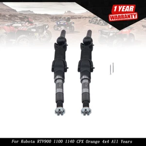 Left and Right REAR Axle SET for Kubota RTV900 1100 CPX Orange 4x4 All Years - Picture 1 of 10