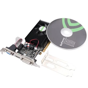 GeForce GT730 4GB DDR3 DVI VGA HDMI PCIe Graphics Card+Low profile Bracket - Picture 1 of 4