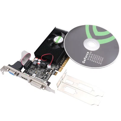 GeForce GT730 4GB DDR3 DVI VGA HDMI PCIe Graphics Card+Low profile Bracket - Image 1 of 4