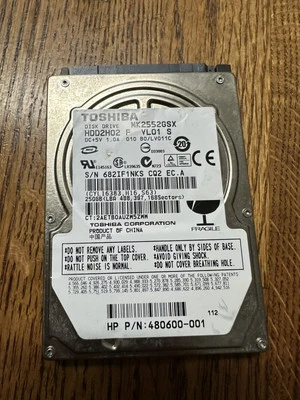 Toshiba  2.5 in SATA III Hard Drive 250GB - Image 1 of 2