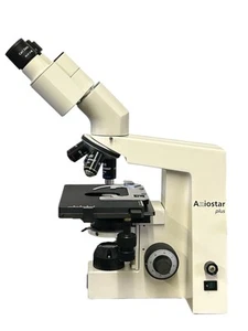 Carl Zeiss Axiostar Plus Microscope W/ CP-ACHROMAT 5/10/40/100 Objectives - Picture 1 of 7
