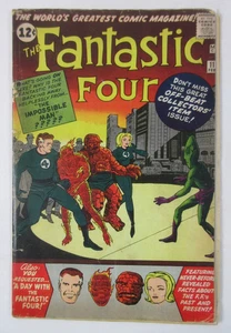 1.0 (Fair) Facsimile Cover "FANTASTIC FOUR" No. 11 Feb 1963 1st Impossible Man - Picture 1 of 6