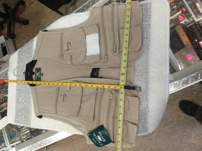 Chaleco utilitario/pesca con mosca Crystal River mediano aprox 3" ajuste stock antiguo/nuevo Foto 1 de 4