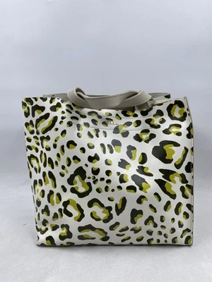 Bolso de Mano Furla Mujer Blanco Cuero Leopardo Dorado Herrajes Modelo Grande 1683556 Foto 1 de 4