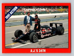 1992 Collegiate Collection Legends of Indy #57 A.J.'s 34th - Picture 1 of 2
