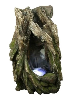 Zimmerbrunnen LED, Springbrunnen, Wasserspiel, Wasserfall Brunnen, Dekobrunnen - Bild 1 von 4