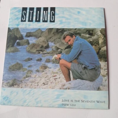 Sting 'Love Is The Seventh Wave' 7" Vinyl Single. Very Good Condition - Image 1 of 4