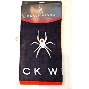 Black Widow Multi-Use Cotton Golf Towel NWT - Picture 1 of 6
