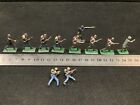 Vintage Lead Semi Flats Figures Marked Union Of South Africa On Base Rare