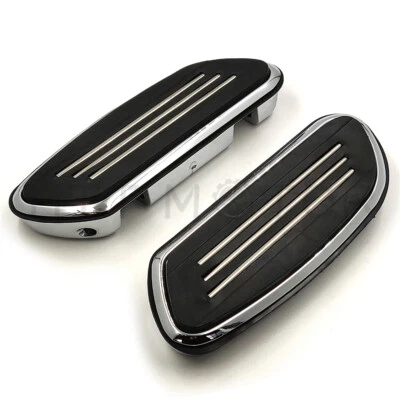 Passenger Footboard FloorBoard For Harley Touring 93-18 FLHR FLHX Chr Streamline - Image 1 of 4