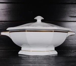 Modelo v Ph. Rosenthal Maria Selb porcelana oro blanco - terrina / cuenco #V4 - Imagen 1 de 10