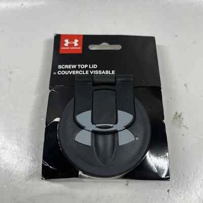 Thermos UR473 Under Armour Screw Top Replacement Lid Black ~ NEW  - Image 1 of 2