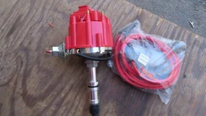 JEEP DAUNTLESS 225 BUICK ODD FIRE 231 RED HEI DISTRIBUTOR + 65,000 VOLT COIL - Picture 1 of 18