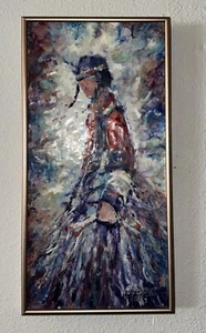 Pintura Original Encáustica Vera Jean Brooks "Rising Star" - Imagen 1 de 9