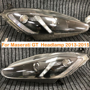 2013 2014 2015 Maserati Gran Turismo Xenon Headlight Assembly GT OEM Used LH&RH