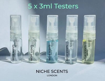 5 x 3 ml Nischendüfte PARFUM Sprühflaschen hochwertig Premium feiner Duft - Bild 1 von 4