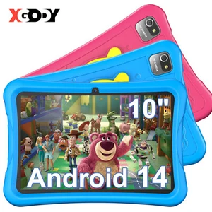 Android 14 Kids Tablet 10 inch 8GB RAM 64GB ROM WIFI6 Quad Core 7000mAh IPS AU - Picture 1 of 30