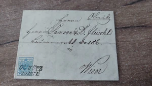 ÖSTERREICH - Brief Olmütz - Wien 1856, schöner Stempel - Picture 1 of 3
