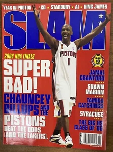 SLAM Magazine September 2004 - Chauncey Billups, Pistons 2004 NBA Finals Champs - Picture 1 of 6