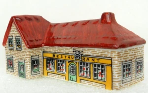 JK Pottery Porcelain Miniature Restaurant Figurine Vtg 70's JK J35A81 Made Japan - Picture 1 of 6