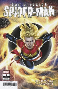 Cubierta variante Superior Spider-Man (2018) #3 (#36) en muy buen estado/nm-nm Captain Marvel - Imagen 1 de 1