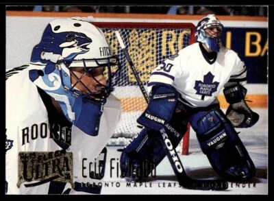 1994-95 Ultra Eric Fichaud Rookie G95 Toronto Maple Leafs #376 - Image 1 of 2