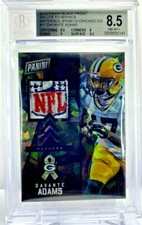 2015 Panini Black Friday Cracked Ice Salute to Service NFL Swatch Devante Adams