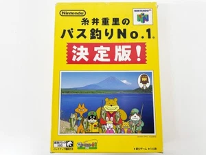 ITOI SHIGESATO BASS TSURI NO.1 Complete Box Nintendo 64 N64 Japanese Tested - Picture 1 of 18