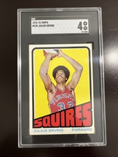 1972-73 TOPPS #195 Julius Erving SGC 4